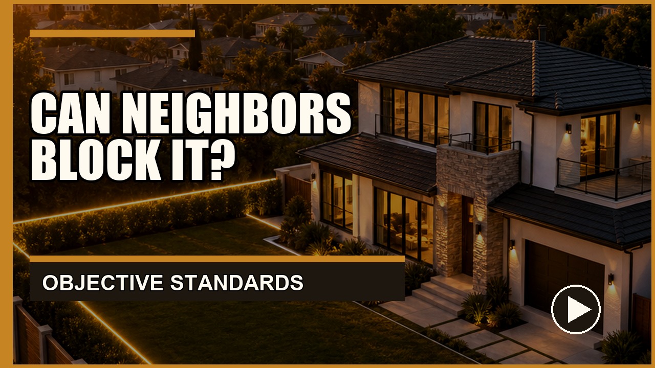 Can Neighbors Block an SB9 Lot Split? video thumbnail