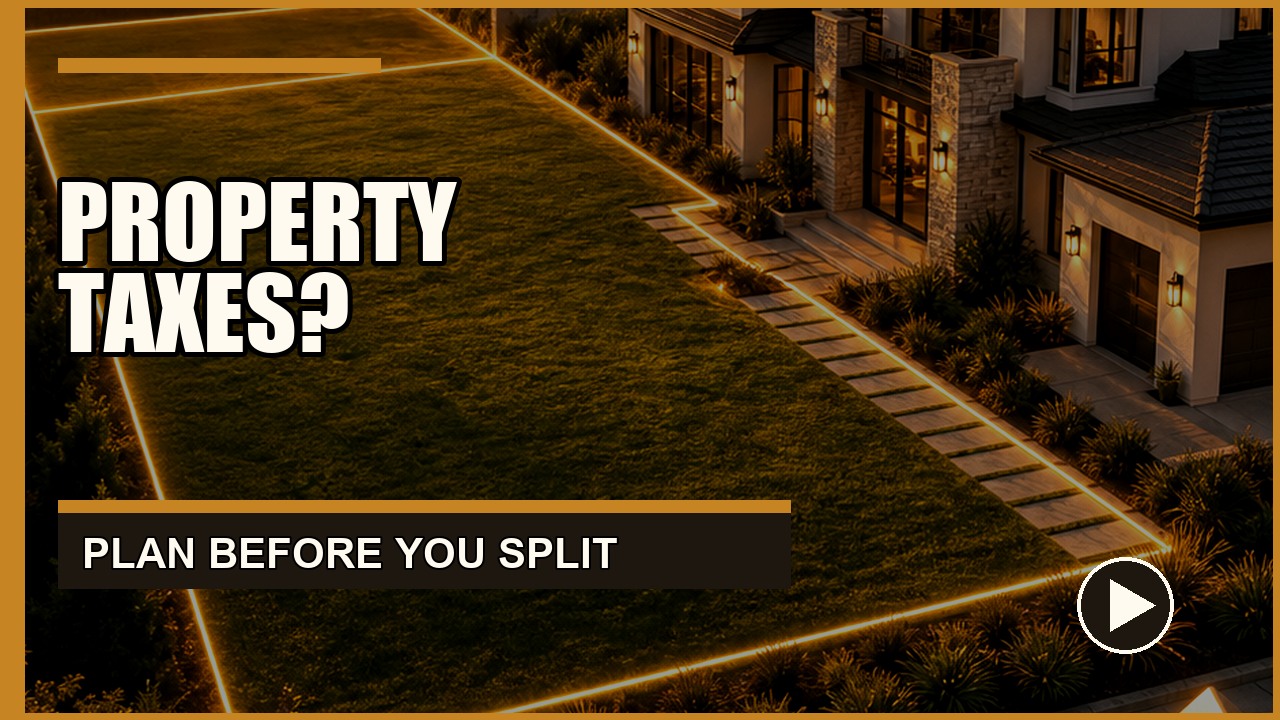 What Happens to Property Taxes After an SB9 Lot Split? video thumbnail