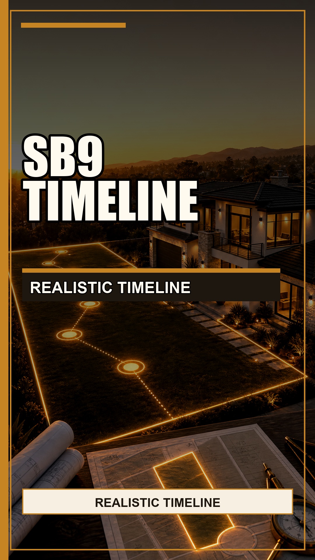 How long does an SB9 lot split take? video thumbnail